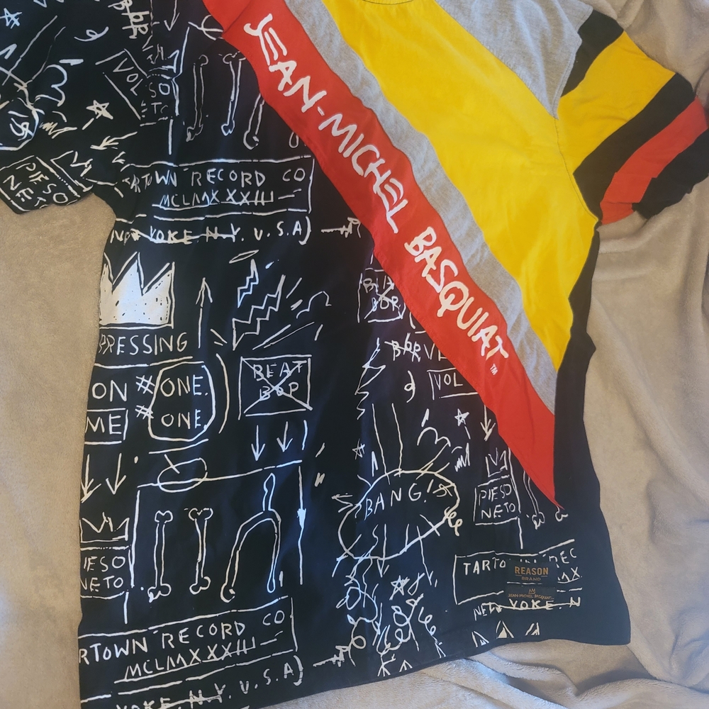 Reason Graphic T-Shirt - Black, Yellow, Red